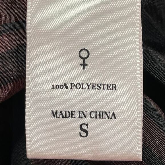 Selkie NWT Heartburn Mini Dress Plaid Bordeaux Drop Waist Small - Picture 5 of 5